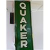 Image 2 : 1947 QUAKER STATE SST SIGN SELF FRAMED - EMBOSSED - 72" X 12" - SOME WEAR LOCATION: LOWER RIGHT