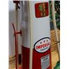 Image 14 : CLEAR VISIBLE DOUBLE CYLINDER GAS PUMP PROFESSIONALLY RESTORED TO IMPERIAL 3 STAR -  SERVICE STATION