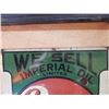 Image 4 : IMPERIAL OIL LTD DEALER SSP SIGN WE SELL PREMIER GASOLINE & POLARINE MOTOR OIL 30"  X 20" - PORC LOS