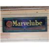 Image 1 : FRAMED ORIGINAL IMPERIAL MARVELUBE SST SIGN 72" X 24" LOCATION: UPPER LEFT