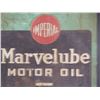 Image 2 : FRAMED ORIGINAL IMPERIAL MARVELUBE SST SIGN 35" X 32 1/2" - SURFACE RUST LOCATION: UPPER LEFT