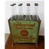 Image 1 : ORIGINAL IMPERIAL MARVELUBE 8 OIL BOTTLE RACK 20" X 10 1/2" X 30" - WITH CAPPED BOTTLES LOCATION: LO
