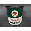 Image 2 : TEXACO MARFAK GREASE 5 LB. CAN CORRECT LID- SOME STAINING LOCATION: LOWER RIGHT