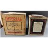 Image 2 : IMPERIAL ARCTIC CUP GREASE 25 LB PAIL& WOODEN BOX CORRECT LID - GOOD GRAPHICS - SURFACE RUST LOCATIO