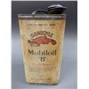 Image 1 : GARGOYLE MOBILOIL "B" GALLON CAN EMBOSSED CORRECT CAP - EMBOSSED LID -VACUUM OIL  COMPANY NEW YORK, 