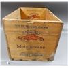 Image 1 : GARGOYLE MOBIL GREASE SIX 10 LB CAN WOODEN CRATE GOOD GRAPHICS LOCATION: LOWER LEFT