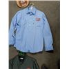 Image 3 : TEXACO SHIRT, COVERALLS & CARDBOARD FIRE HAT COVERALLS- SIZE 44 LOCATION: LOWER RIGHT