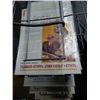 Image 2 : METAL DISPLAY RACK WITH TEXACO BROCHURES PAPER ADVERTISING  18" X 21 1/2" X 72" LOCATION: LOWER RIGH