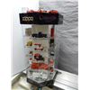 ZIPPO DISPLAY CABINET WITH KEY & CONTENTS TEXACO TOYS- LIGHTER -MATCHES - 13" X 13" X 24" LOCATION: 