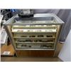 Image 1 : ROTATING DISPLAY CABINET - LIGHTS UP- WORKING WITH CONTENTS - COCA-COLA CARDS - PINS- 36" X 24"  X 3