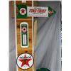 Image 1 : LOT OF TEXACO SIGNS- REPRO ROUND SSP - THERMOMETER SST - ARROW SST- LOCATION: LOWER LEFT