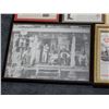 Image 2 : GROUPING OF 6 FRAMED VINTAGE TEXACO  ADVERTISING  LOCATION: LOWER RIGHT