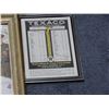 Image 4 : GROUPING OF 6 FRAMED VINTAGE TEXACO  ADVERTISING  LOCATION: LOWER RIGHT