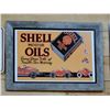 Image 1 : FRAMED SHELL MOTOR OILS S/S HARD PLASTIC SIGN "EVERY DROP YELLS OF TROUBLE FREE MOTORING" -  GREAT G