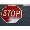 Image 2 : VARIETY OF  COLLECTIBLES SIGNS & CALENDAR 2 RED INDIAN HARDBOARD ADV.- REFLECTIVE STOP SIGN-   NO SM