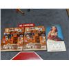 Image 3 : VARIETY OF  COLLECTIBLES SIGNS & CALENDAR 2 RED INDIAN HARDBOARD ADV.- REFLECTIVE STOP SIGN-   NO SM
