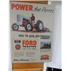 Image 2 : GROUP OF 3 FORD TRACTOR SST SIGNS- REPRO  LOCATION: LOWER LEFT