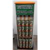 Image 1 : DOUBLE ISLAND OIL RACK RESTORED TO SUPERTEST HOLDS 40 OIL CANS INCLUDES 20 SUPER DUTY MOTOR OIL  IMP