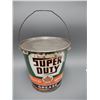 Image 1 : SUPERTEST SUPERDUTY 25 LB PAIL BILINGUAL - CORRECT LID- PAINT LOSS & SURFACE RUST LOCATION: SUPERTES