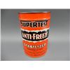 Image 1 : SUPERTEST ANTI-FREEZE IMP. GAL CAN BILINGUAL- SMALL HOLE AT CAN TOP - GREAT GRAPHICS LOCATION: SUPER