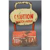 Image 2 : RARE SUPERTEST HOSE COVER D/S PAINTED METAL SIGN PAINT LOSS - 12" X 9 1/2" X 17 1/2" LOCATION: SUPER