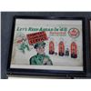 Image 2 : LOT OF 4 FRAMED PAPER SUPERTEST ADS & AWARDS 2 FIVE YEAR LOYALTY AWARDS - 1955 & 1958 - WONDER  GASO