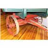 Image 3 : STEEL WHEEL WAGON WITH WOODEN FLAT RACK