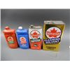 Image 1 : LOT OF 4 SUPERTEST CONTAINERS CLEANING SOLVENT GALLON CAN & WHITE NAPHTHA 48 OZ  CAN  WITH CORRECT T