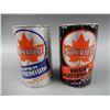Image 1 : LOT OF 2 FULL SUPERTEST IMP QT CANS SUPER PREMIUM & HIGH PERFORMANCE - EMBOSSED TOPS  BILINGUAL LOCA