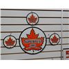 Image 1 : GROUP OF 4 SUPERTEST SIGNS SSP12" PUMP PLATE - 3 FIBRE DECALS LOCATION: SUPERTEST ROOM