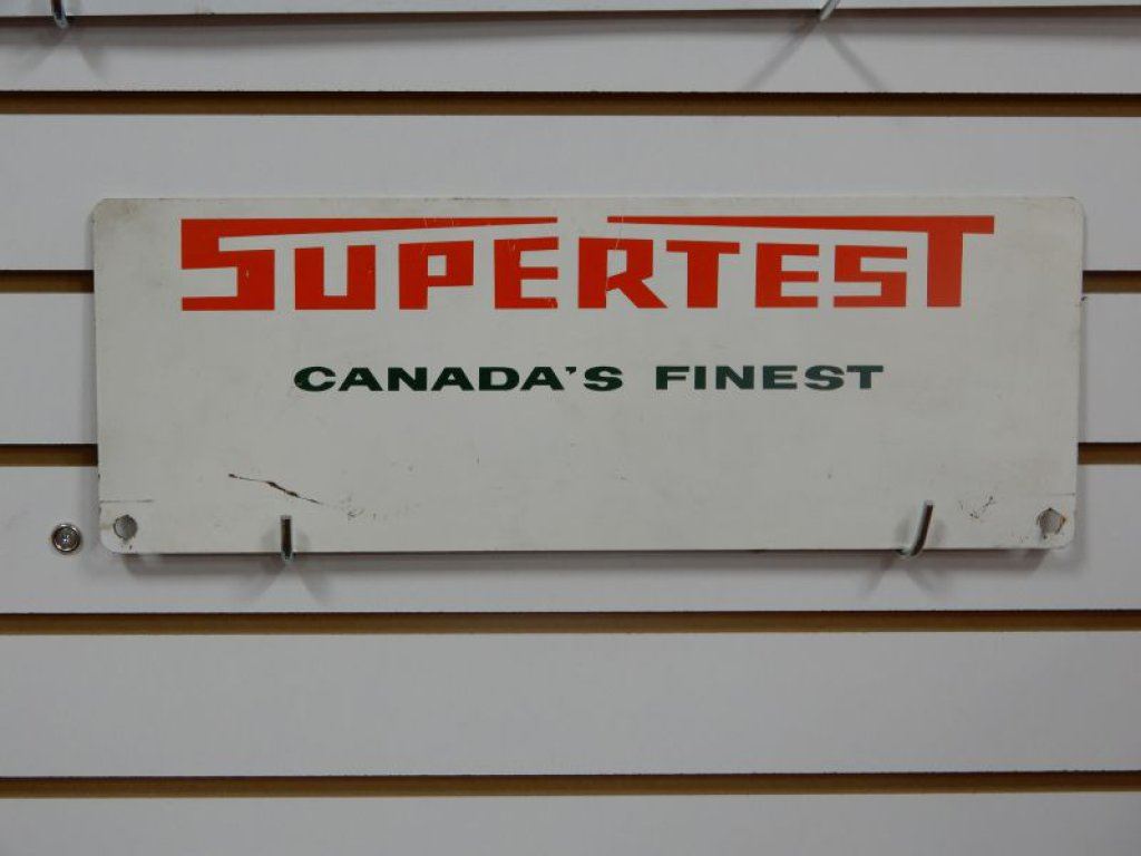 LOT OF 3 SUPERTEST SIGNS SST RACK TOPPER 6