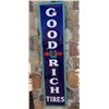 Image 1 : GOODRICH TIRES SSP SELF FRAMED  SIGN ING-RICH - BEAVER FALLS, PA. U.S.A- 78" X 18"