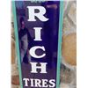 Image 4 : GOODRICH TIRES SSP SELF FRAMED  SIGN ING-RICH - BEAVER FALLS, PA. U.S.A- 78" X 18"