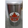 Image 1 : STAINLESS STEEL GARBAGE CAN- RESTORED SUPERTEST RIMMED TOP OPENING- LOCATION: SUPERTEST ROOM
