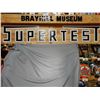 Image 1 : ALUMINUM CUT OUT LETTERS " SUPERTEST" 20 1/2" X 124" LOCATION: UPPER HANGING