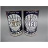 Image 2 : LOT OF 2 SILVER SHELL IMP. QT. CANS DENTING & SURFACE RUST - ONE NO TOP LOCATION: LOWER LEFT