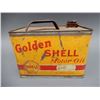 Image 3 : GOLDEN SHELL IMP. GAL. CAN CORRECT CAPS - STAINING & SURFACE RUST LOCATION: LOWER LEFT