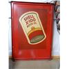 Image 1 : SHELL X-100 DST SIDEWALK SIGN SERVICE IS MY BUSINESS- OTHER SIDE - NO BRACKET -  FADING & SCRATCHING