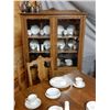 Image 3 : SET OF OAK TABLE, 6 CHAIRS, SIDEBOARD & HUTCH CHINA INCLUDED LOCATION: UPPER RIGHT