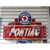 Image 1 : PONTIAC THEATRE STYLE TWO COLOUR NEON 35 1/2" X 8" X 23" LOCATION: LOWER LEFT