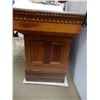 Image 4 : PINE STORE COUNTER - 2 SHELF STORAGE ON BACK SIDE 116" X 28" X 33" - GOOD CONDITION- CONTENTS NOT  I