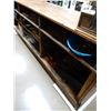 Image 7 : PINE STORE COUNTER - 2 SHELF STORAGE ON BACK SIDE 116" X 28" X 33" - GOOD CONDITION- CONTENTS NOT  I