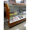 Image 2 : MAPLE STORE COUNTER 4 DRAWER STORAGE IN BACK- 71" X 24" X 42 1/4" -  CONTENTS NOT INCLUDED LOCATION: