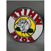Image 2 : WHITE ROSE STAINED GLASS SIGN 16 1/4" LOCATION: LOWER LEFT