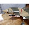 Image 2 : CAMOUFLAGE WAR PLANE HELLCATS ? NO PILOT-  NO ENGINE -  44" X 64" X 17" LOCATION: UPPER RIGHT