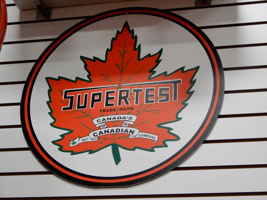 Small Super Test Sign SUPERTEST S/S MASONITE SIGN 24
