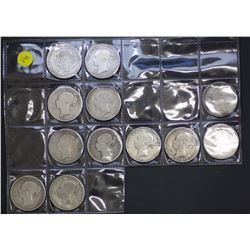 GB ½ Crowns 1845 to 1886 (12 Coins)