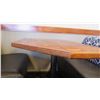 Image 8 : Koa Wood Table (29x46x28H) - 5 Sided
