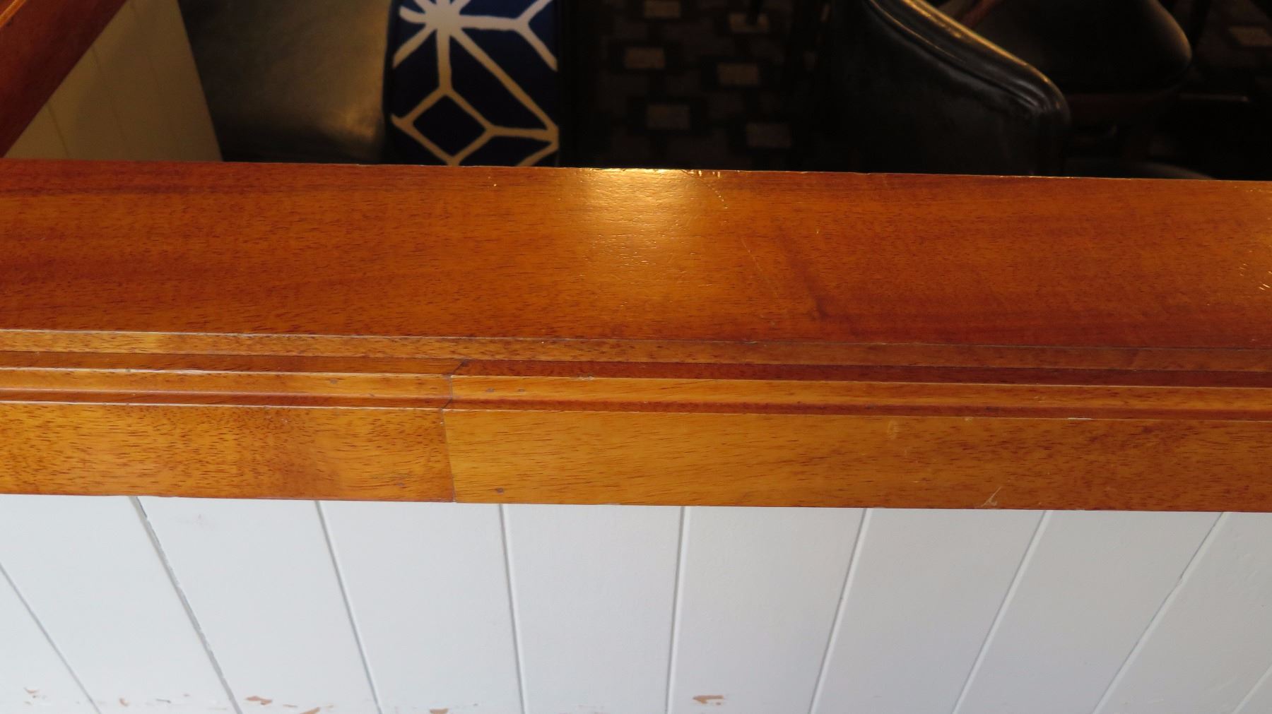 Koa Wood Counter Panel (Cap) - Longest Section Approx. 21 ft, Widest ...