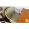 Image 8 : Rectangular Wood Table (45"x"27"x"28.5"H) and 4 Upholstered Chairs